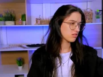 ariella_ley — GOAL: handbra 2 min [418 tokens remaining] Welcome to my room! #cute #shy #brunette #18 #glasses