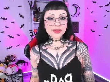 herinfernalmajesty — hi there /menu - lovense on **patterns 15/55/88/100** #goth #bigass #tease #glasses #tattoo