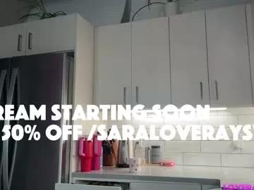 Freechat saraloverays on Chaturbate