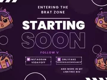 veronikavengeance — PVT WEDNESDAYS regular 150/pr min now 90/pr min NOC2C Naked every mini goal @ goal 25 sloppy dildo bj @ goal 50 Squirt Showwww #bigass #bigtits #interactivetoys #pvtopen #blonde [96 tokens remaining]