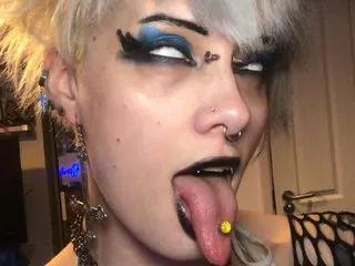 glitterqueen99 — gothic whore cumslut rock chick bowie superfan using her big vibrating dildo in my ass and pussy, deepthroat my realistic cock toy, use my buttplug, collar and leash, whip and clit stimulator. nipple clamps and more bdsm! cum play! <3