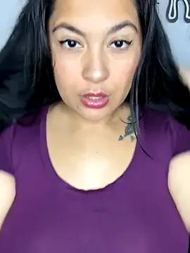latina_curvy22 — Blowjob + saliva on tits